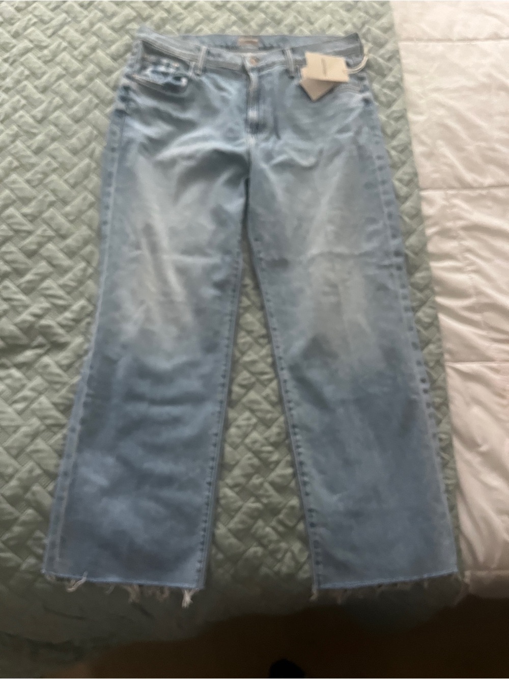 Mother brand size 32  Light Blue Women's Straight-Leg Jeans